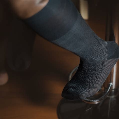 what are good quality dress socks made of